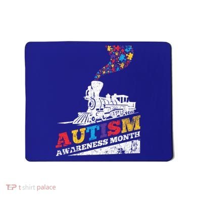 Autism Puzzle Train Toy Gift Support Autism Awareness Great Gift Mousepad