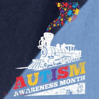 Autism Puzzle Train Toy Gift Support Autism Awareness Great Gift Raglan Baseball Sleeve Shirt