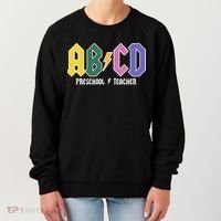 ABCD Preschool Teacher Rock And Roll Women's Sweatshirt thumb 0
