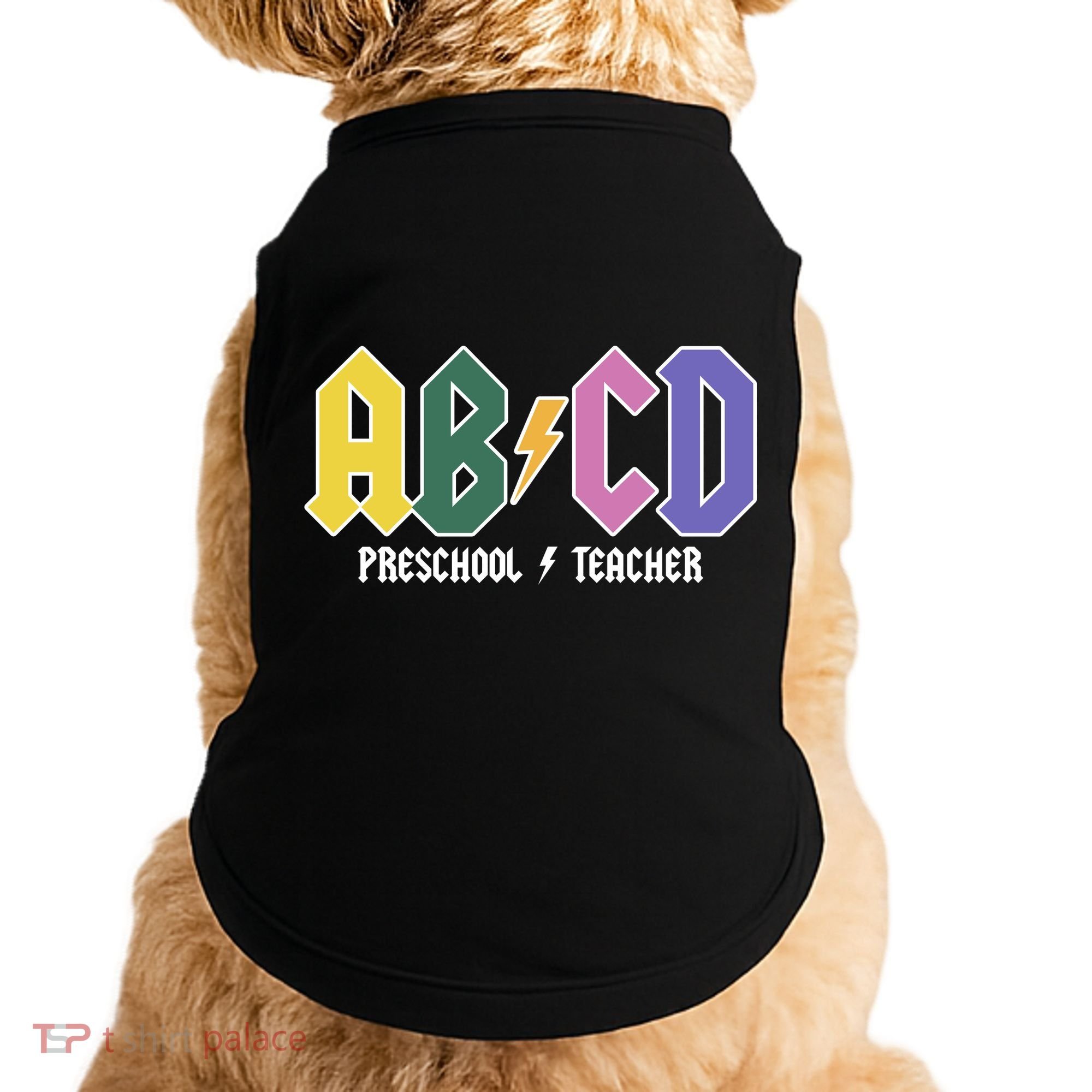 ABCD Preschool Teacher Rock And Roll Doggie Tank