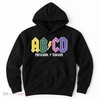 ABCD Preschool Teacher Rock And Roll Hoodie thumb 0