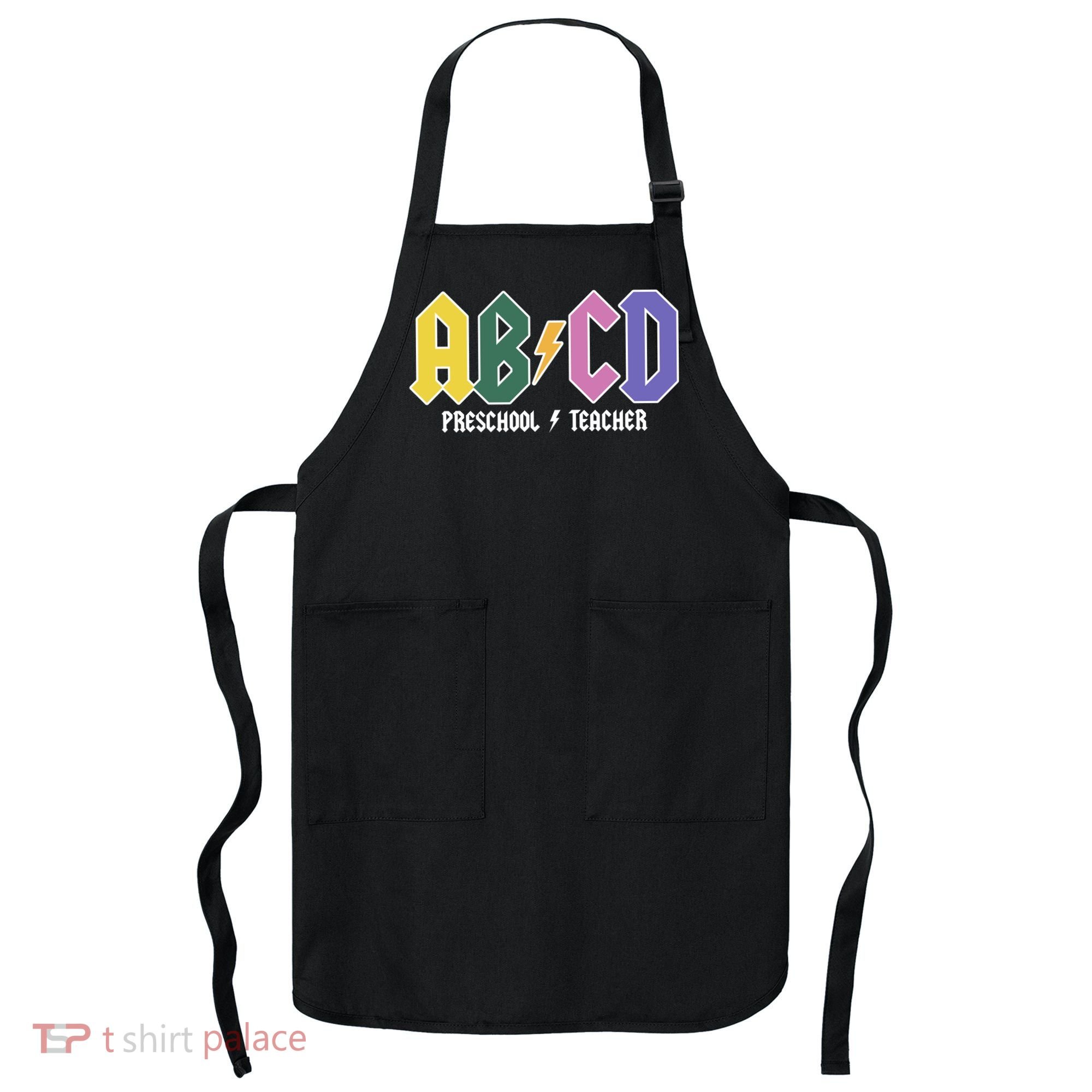 ABCD Preschool Teacher Rock And Roll Apron