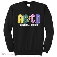 ABCD Preschool Teacher Rock And Roll Sweatshirt thumb 0