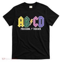 ABCD Preschool Teacher Rock And Roll T-Shirt thumb 0