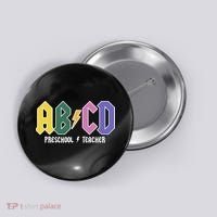 ABCD Preschool Teacher Rock And Roll Button thumb 0