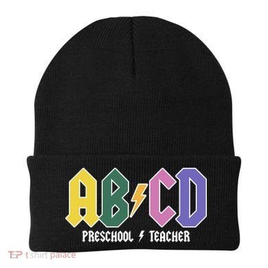 ABCD Preschool Teacher Rock And Roll Beanie