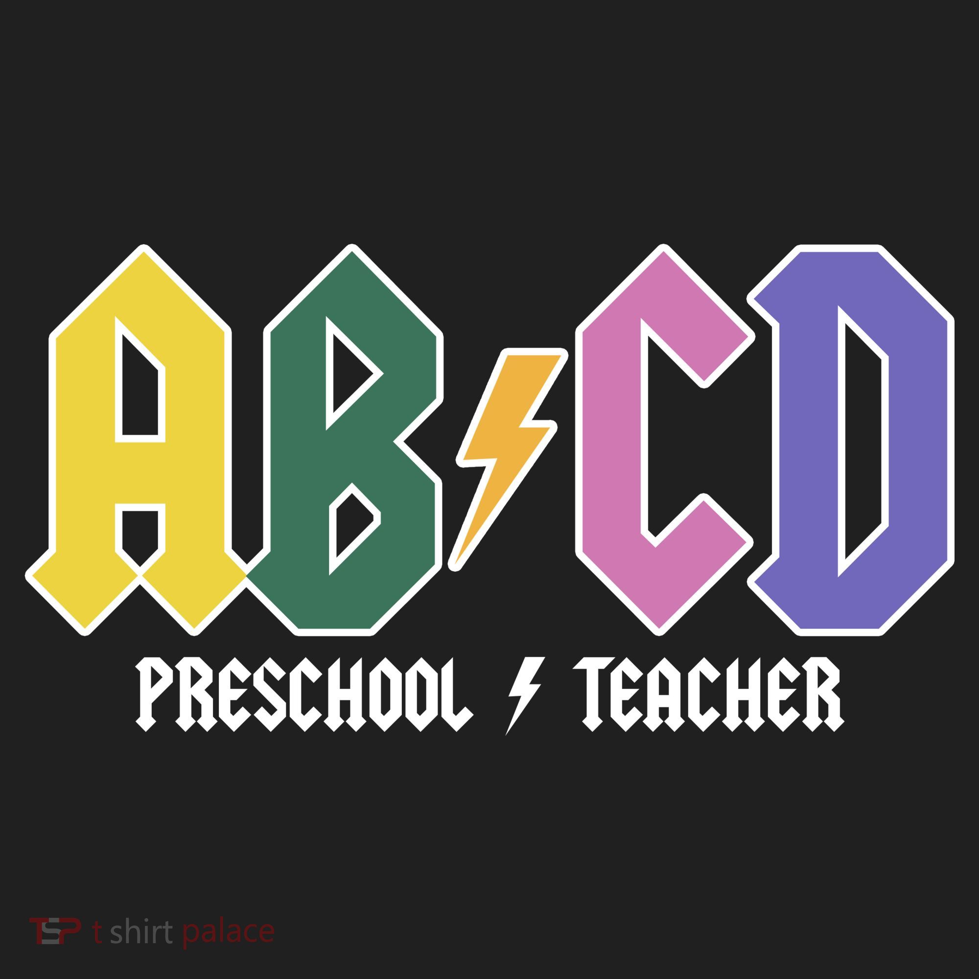 ABCD Preschool Teacher Rock And Roll Beanie
