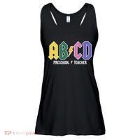 ABCD Preschool Teacher Rock And Roll Ladies Essential Flowy Tank thumb 0