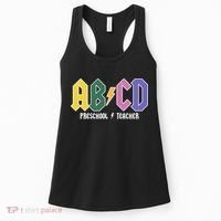 ABCD Preschool Teacher Rock And Roll Women's Tank Top thumb 0