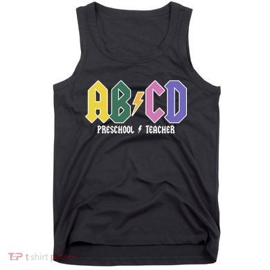 ABCD Preschool Teacher Rock And Roll Tank Top
