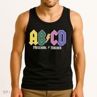 ABCD Preschool Teacher Rock And Roll Tank Top thumb 3