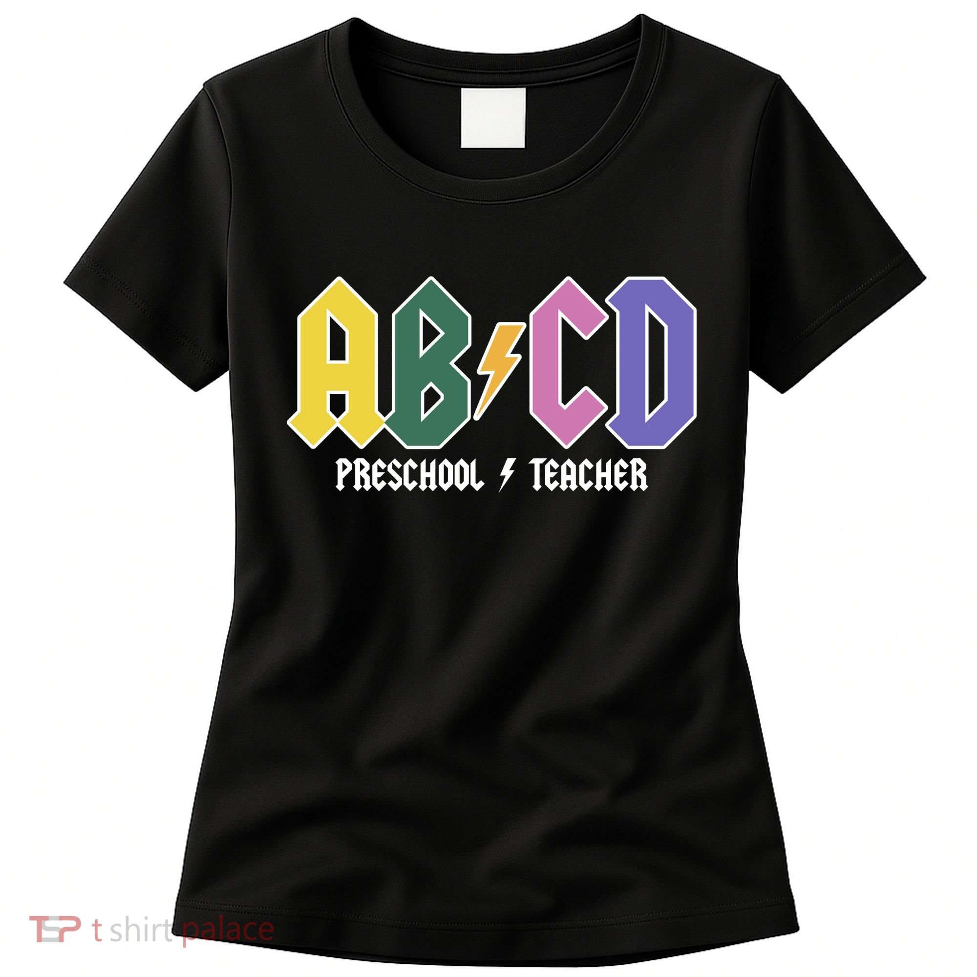 ABCD Preschool Teacher Rock And Roll Women's T-Shirt