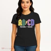 ABCD Preschool Teacher Rock And Roll Women's T-Shirt thumb 4