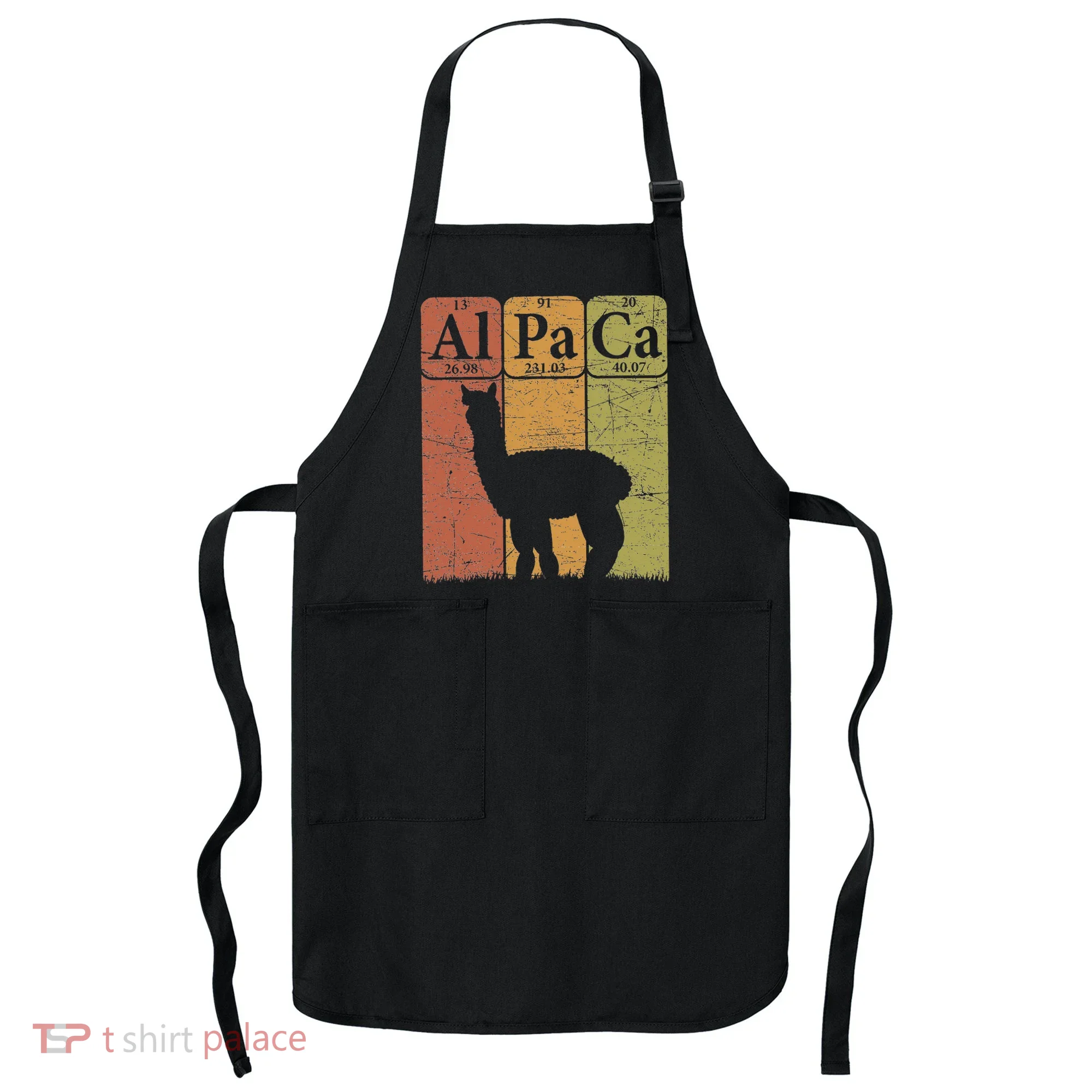 Alpaca Periodic Table Elements Llama Alpaca Vintage Apron