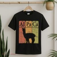 Alpaca Periodic Table Elements Llama Alpaca Vintage T-Shirt thumb 2