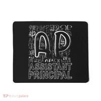 Assistant Principal Teacher Appreciation Week Cute Last Day Of School Black Mousepad thumb 0