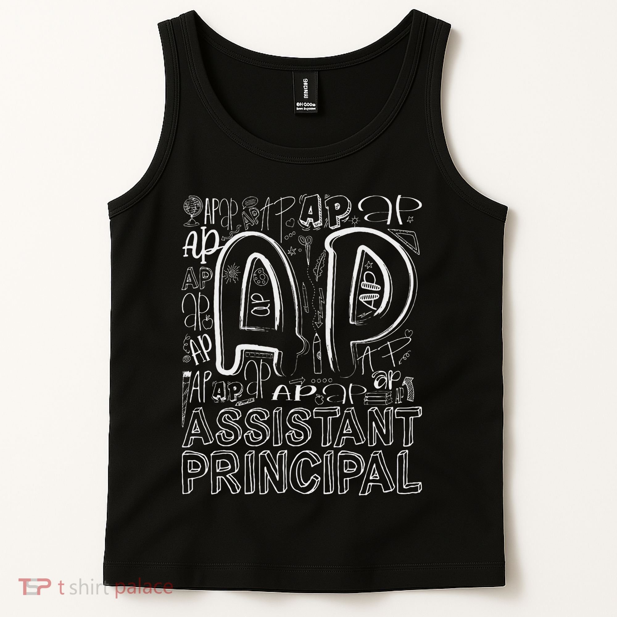 Assistant Principal Teacher Appreciation Week Cute Last Day Of School Black Tank Top