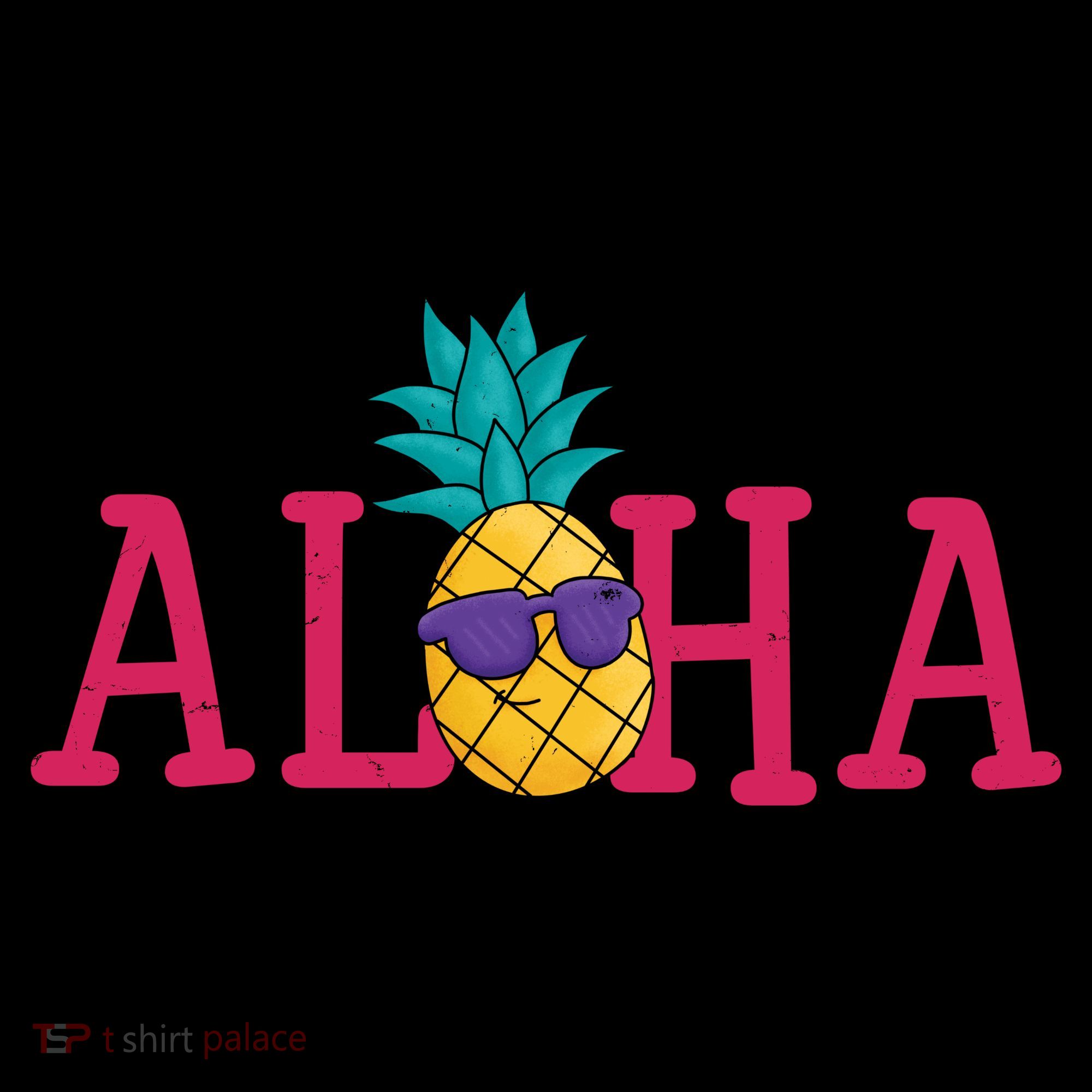 Aloha Pineapple Tropical Cute Coaster