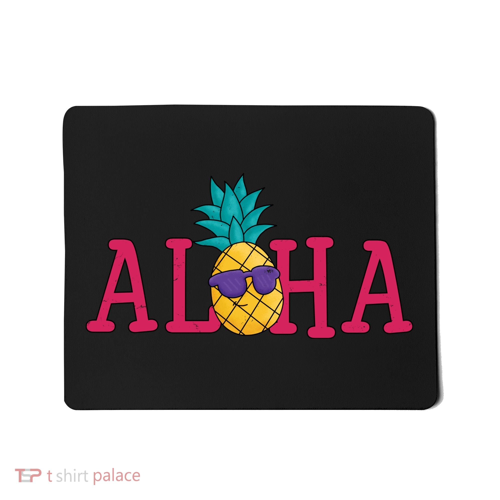 Aloha Pineapple Tropical Cute Mousepad