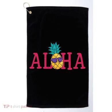 Aloha Pineapple Tropical Cute Golf Towel
