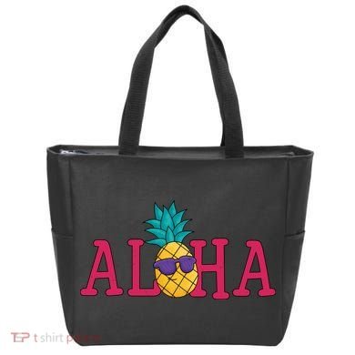 Aloha Pineapple Tropical Cute Tote Bag