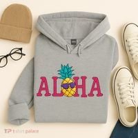Aloha Pineapple Tropical Cute Hoodie thumb 4