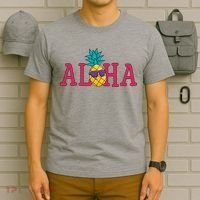 Aloha Pineapple Tropical Cute T-Shirt thumb 6
