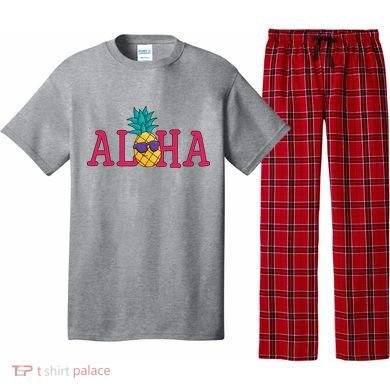 Aloha Pineapple Tropical Cute Pajama Set