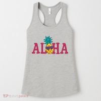 Aloha Pineapple Tropical Cute Women's Tank Top thumb 0