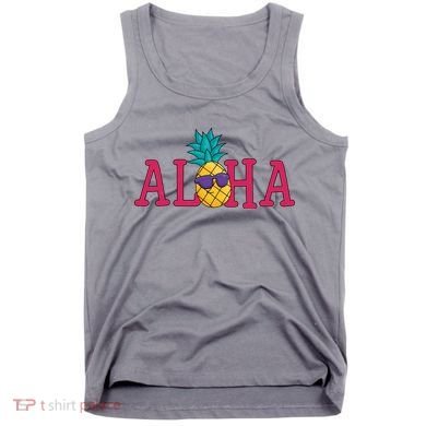 Aloha Pineapple Tropical Cute Tank Top