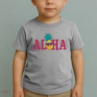Aloha Pineapple Tropical Cute Toddler T-Shirt thumb 2