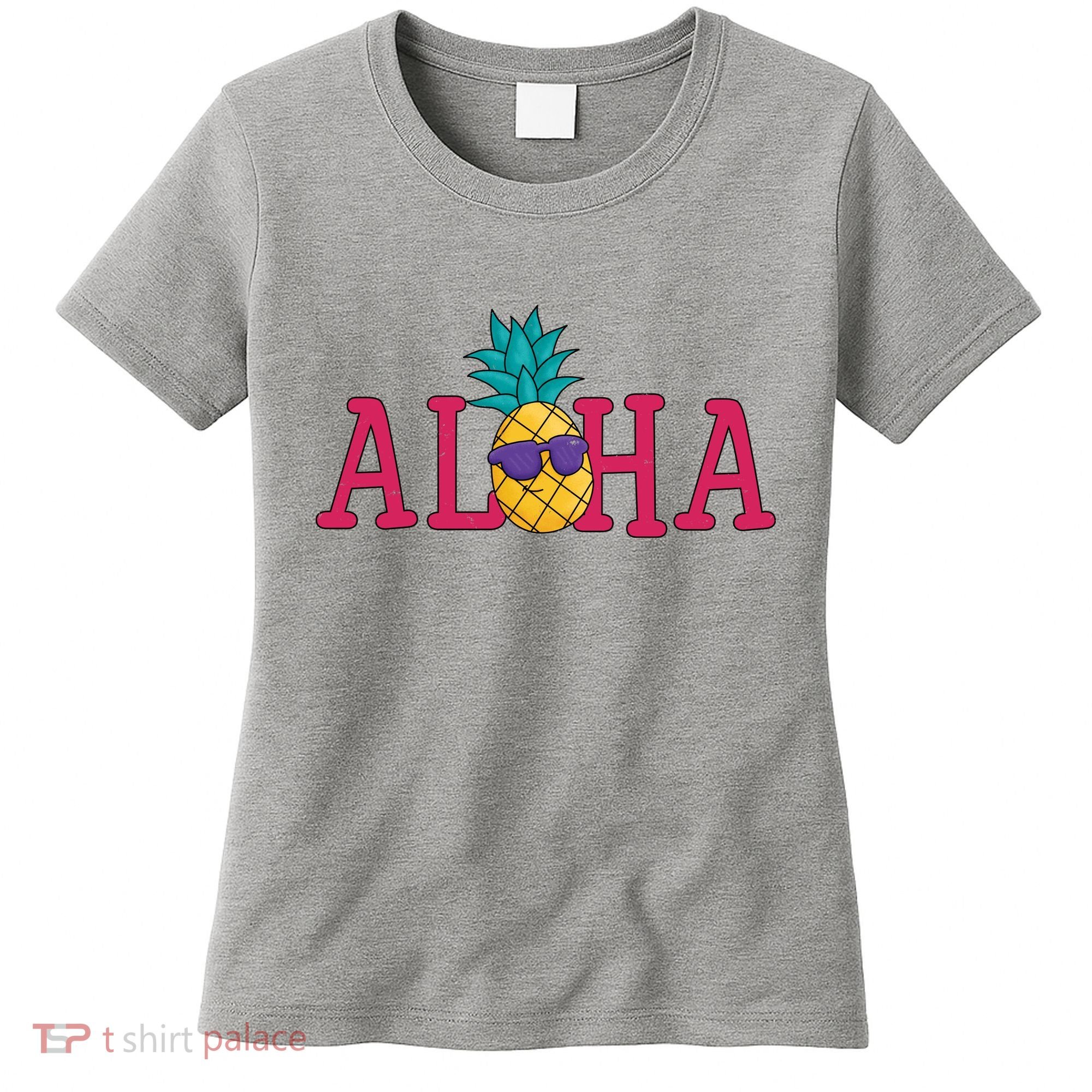 Aloha Pineapple Tropical Cute Women's T-Shirt
