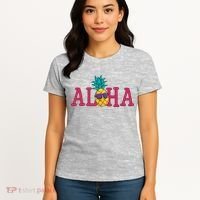 Aloha Pineapple Tropical Cute Women's T-Shirt thumb 4