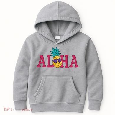 Aloha Pineapple Tropical Cute Kids Hoodie