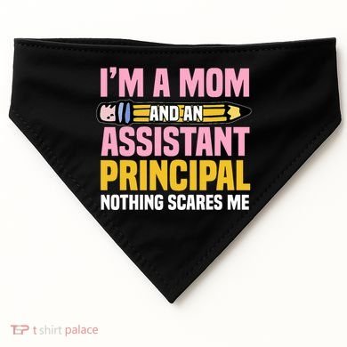 Assistant Principal Viceprincipal Headmasters MotherS Day USA-Made Doggie Bandana