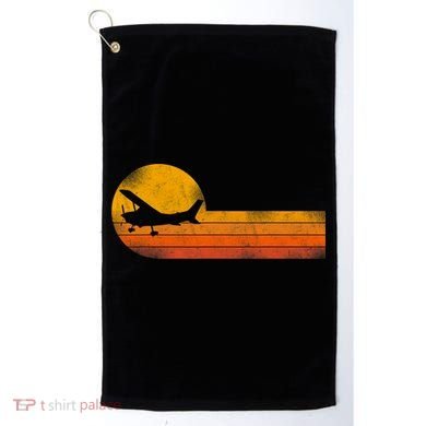 Airplane Pilot Vintage Golf Towel