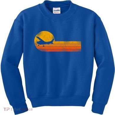 Airplane Pilot Vintage Kids Sweatshirt