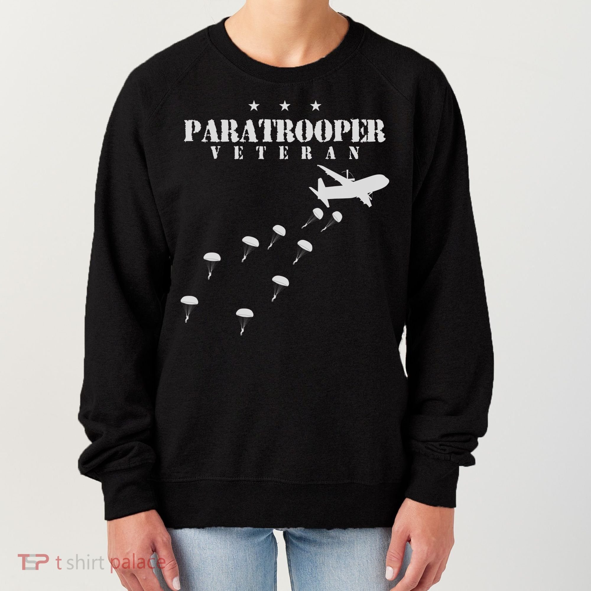 Airborne Paratrooper Veteran Infantry Division Women's Sweatshirt