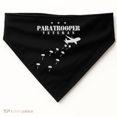 Airborne Paratrooper Veteran Infantry Division USA-Made Doggie Bandana