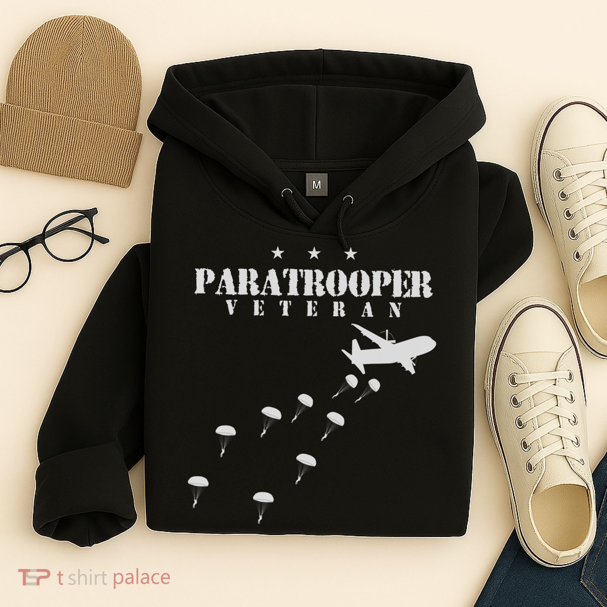 Airborne Paratrooper Veteran Infantry Division Hoodie