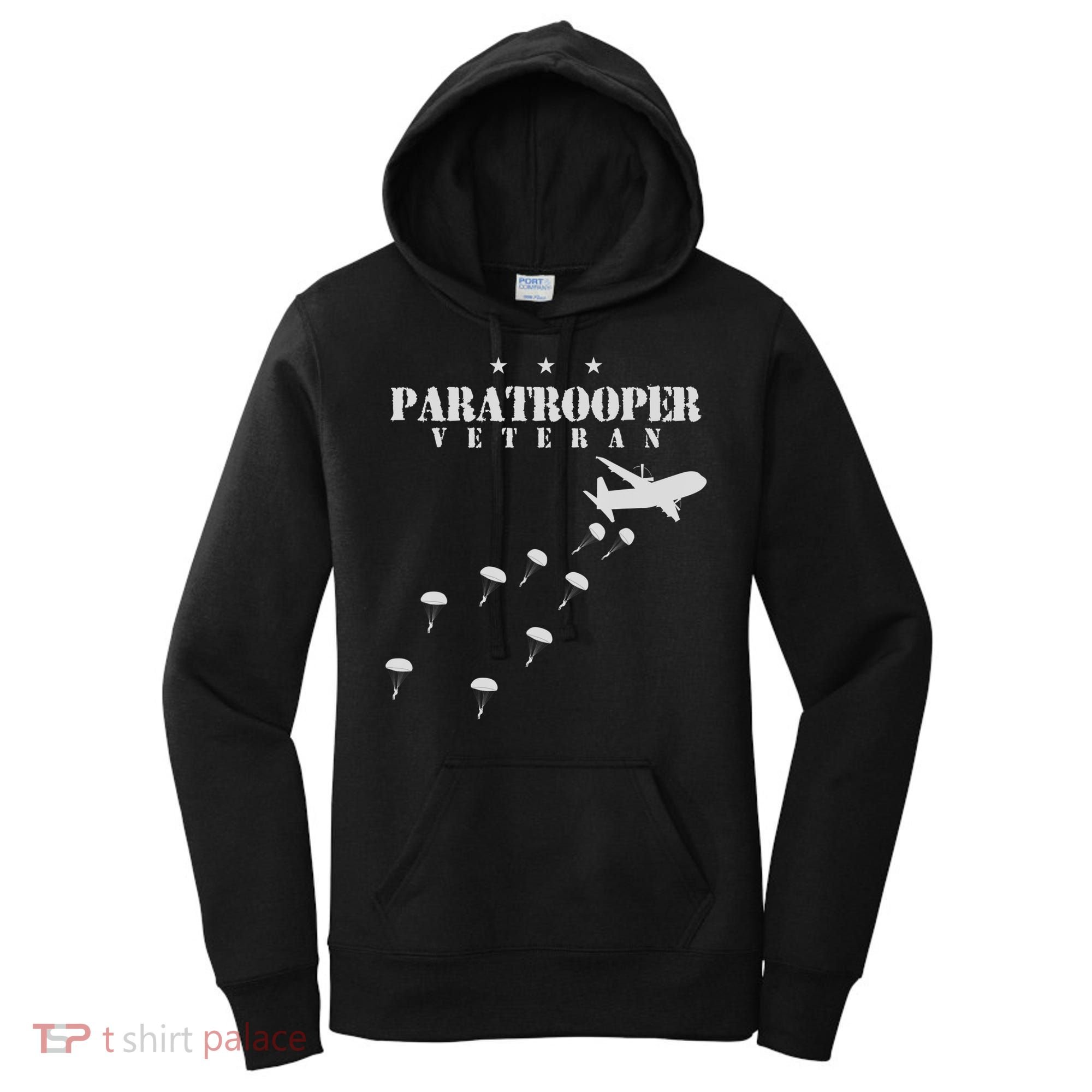 Airborne Paratrooper Veteran Infantry Division Women's Hoodie