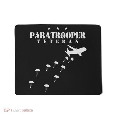 Airborne Paratrooper Veteran Infantry Division Mousepad