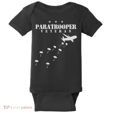 Airborne Paratrooper Veteran Infantry Division Baby Bodysuit