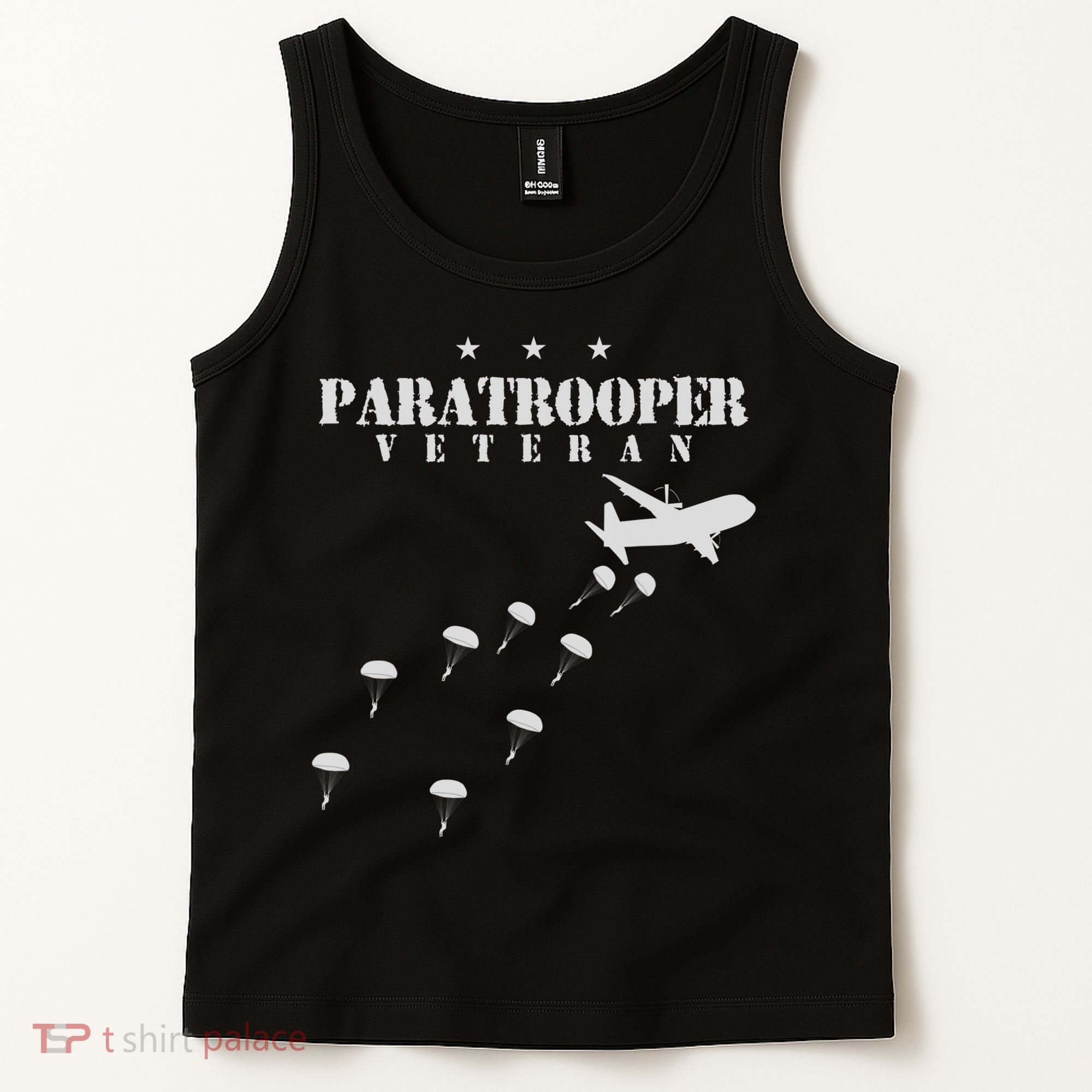 Airborne Paratrooper Veteran Infantry Division Tank Top