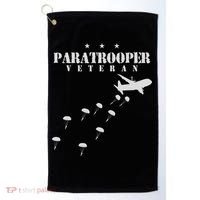 Airborne Paratrooper Veteran Infantry Division Golf Towel thumb 0