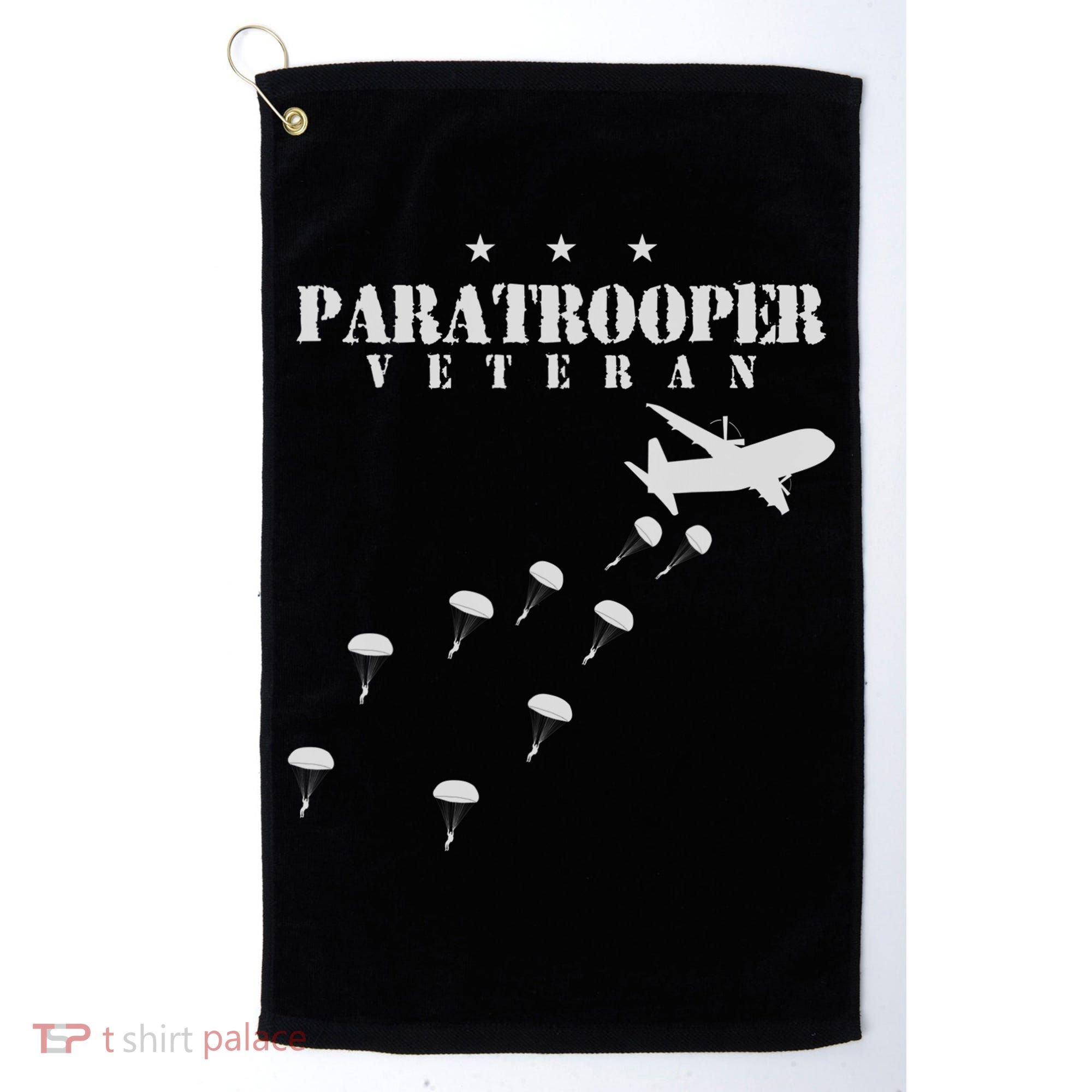 Airborne Paratrooper Veteran Infantry Division Golf Towel