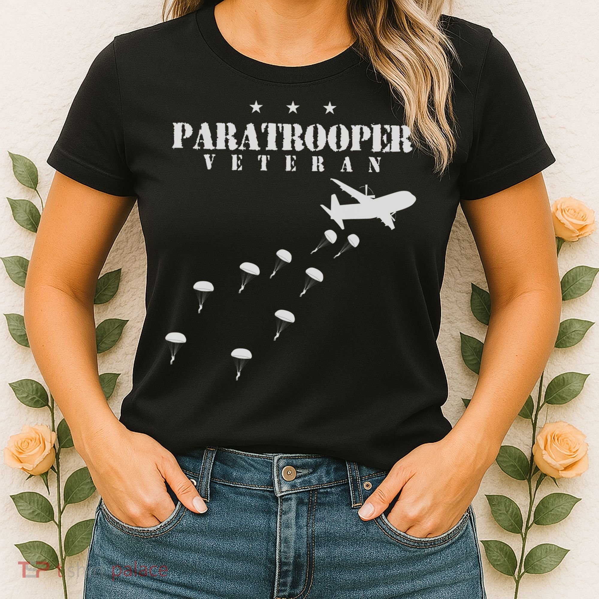 Airborne Paratrooper Veteran Infantry Division Women's T-Shirt