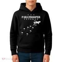 Airborne Paratrooper Veteran Infantry Division Kids Hoodie thumb 4