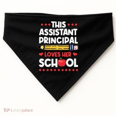 Assistant Principal VicePrincipal Associate Headmaster USA-Made Doggie Bandana