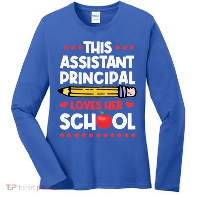 Assistant Principal VicePrincipal Associate Headmaster Women's Long Sleeve Shirt